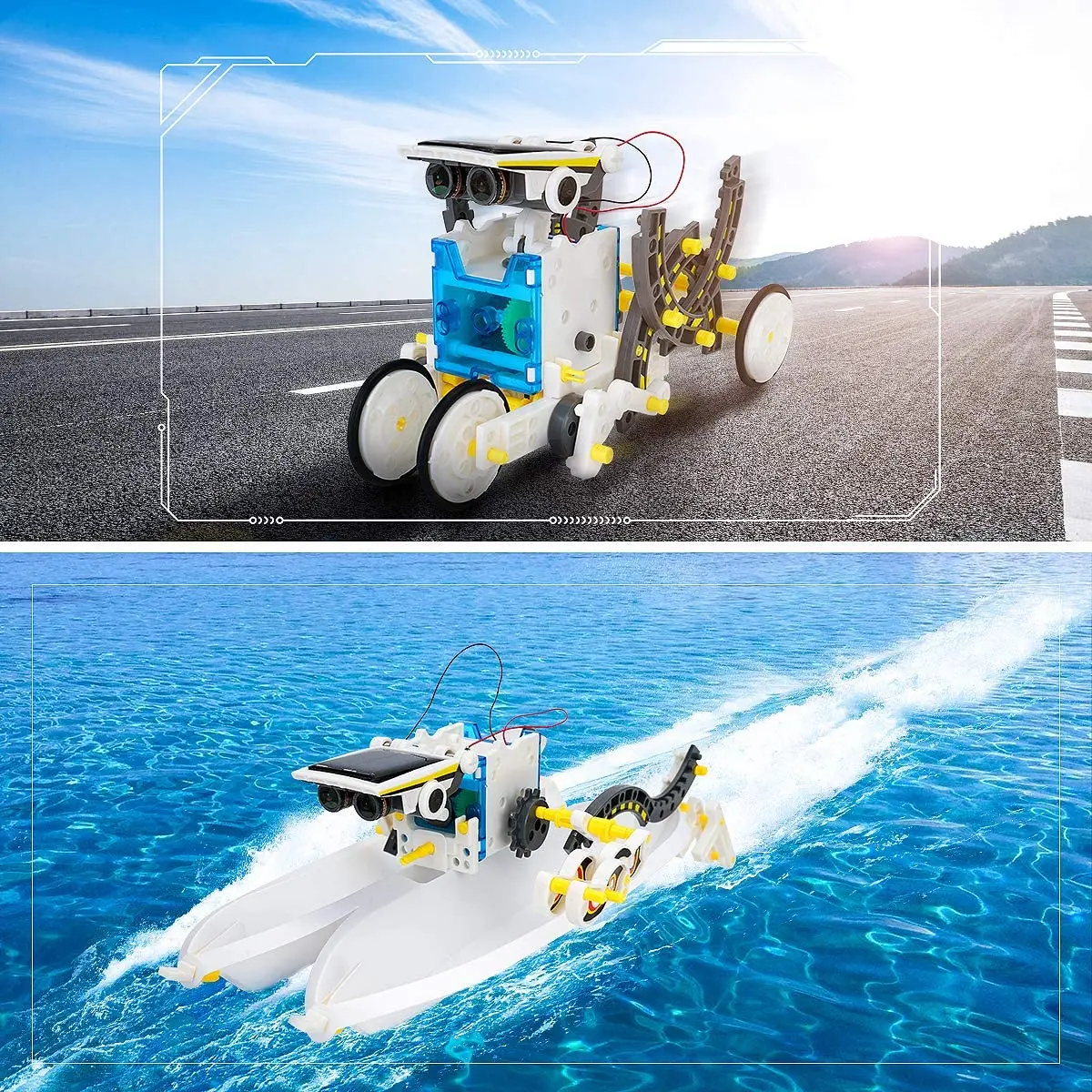 Stem Solar Robot Kit For Kids - Kit di giocattoli Robot solari tecnologia