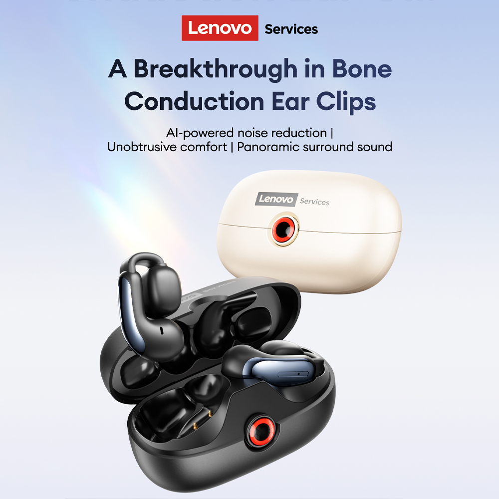 Video Games - Lenovo LES-108 Conduzione ossea TWS Clip