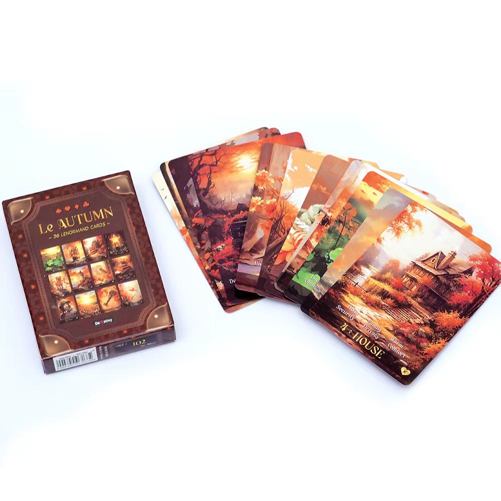 Tarot Cards Deck With Guidebook - Mazzo di tarocchi Lenormand Collezione autunnale