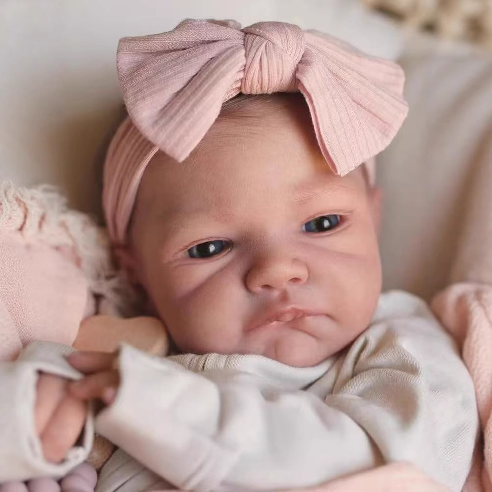 Reborn Baby Doll Silicone Realistic - Bambola Reborn in Silicone da 48CM,