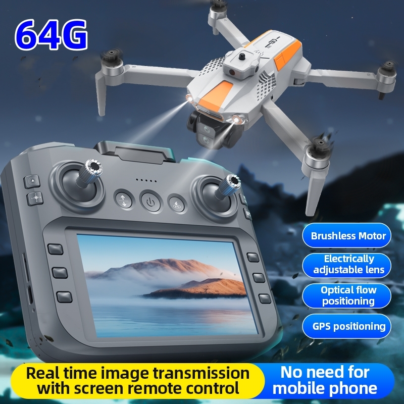 Fpv Brushless Rc Drone 4K - LF669 FPV Drone 5G Schermo LCD