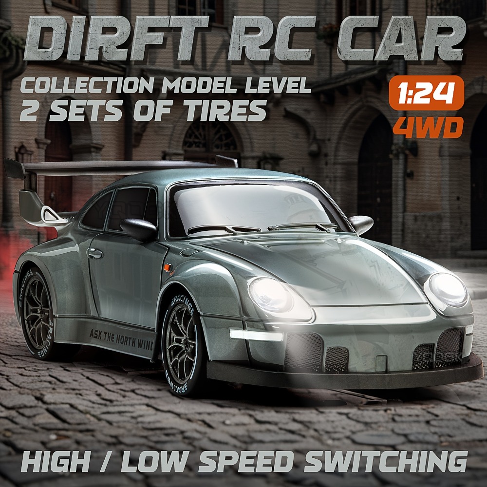 Rc Drift Car 1 24 Scale 4Wd - 2.4G telecomando RC Drift Racing scala