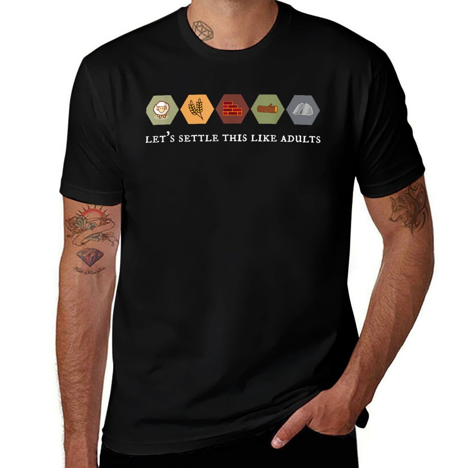 Board Games - T-Shirt per Serata di Giochi da