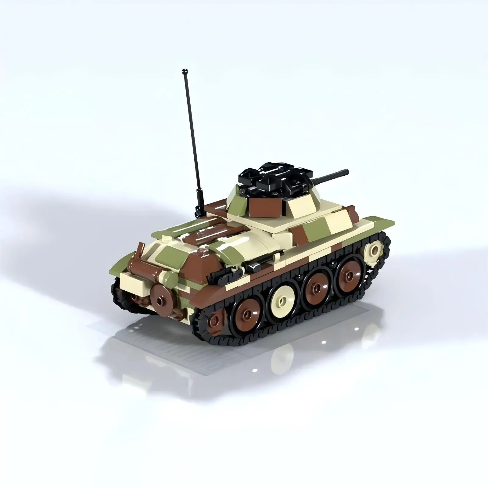 Lego Compatible Military Tank - Blocchi da Costruzione di Veicoli da