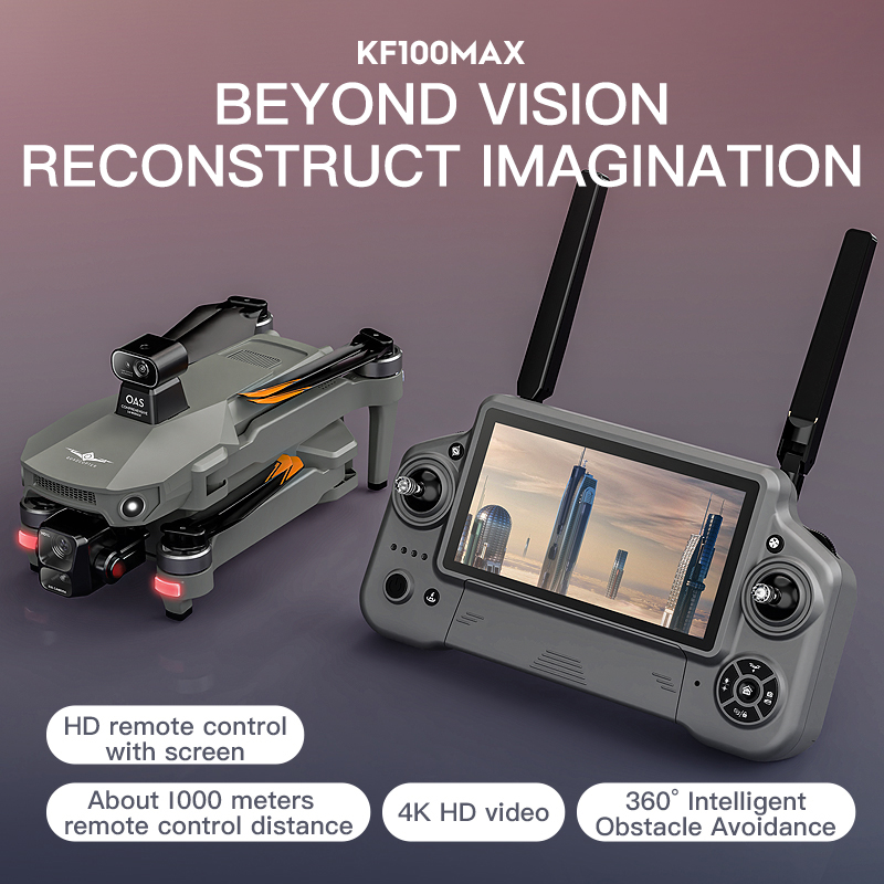 KF100 MAX GPS Drone 4K Fotocam - Fpv Brushless Rc Drone 4K recensione e prezzo