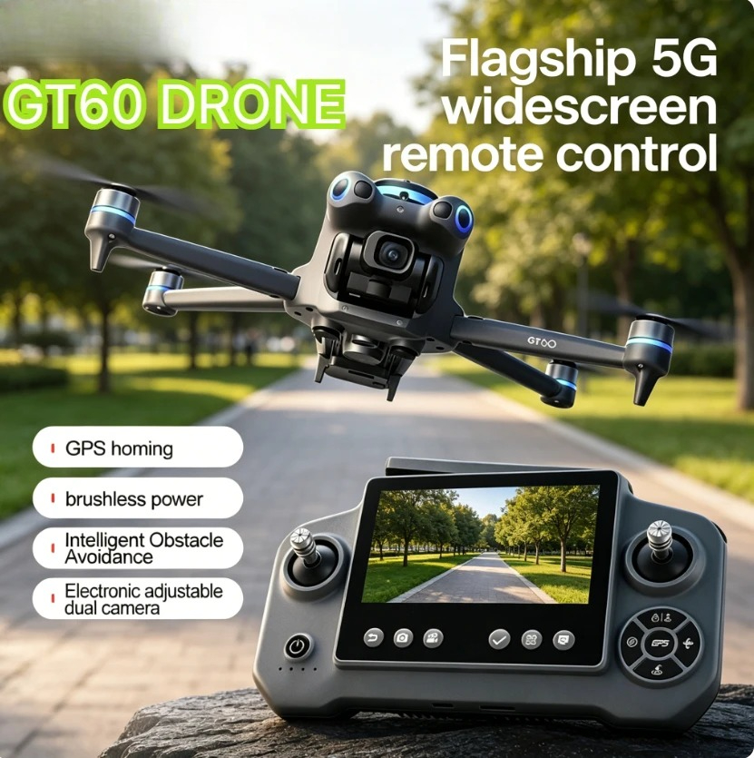 Drone Originale GT60 GPS Piegh - Fpv Brushless Rc Drone 4K recensione e prezzo