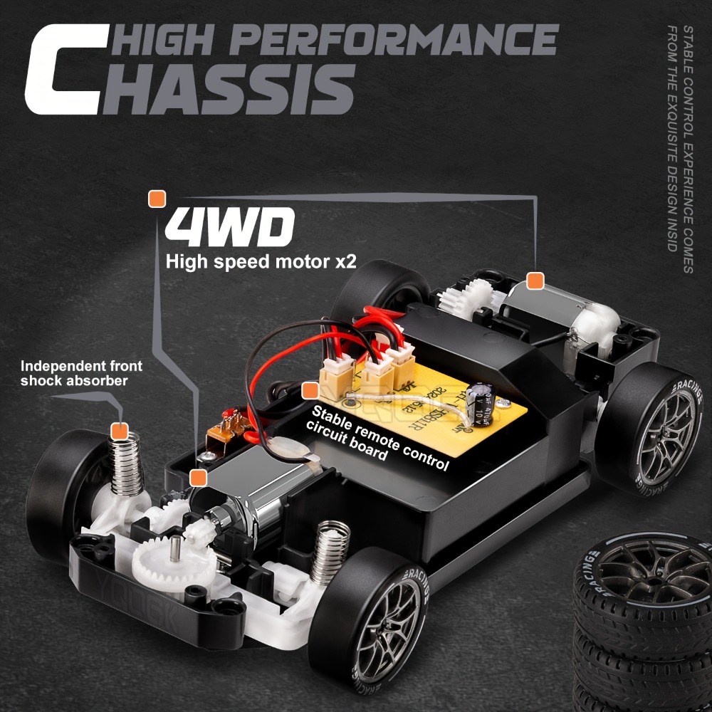 2.4G telecomando RC Drift Raci - Rc Drift Car 1 24 Scale 4Wd recensione e prezzo