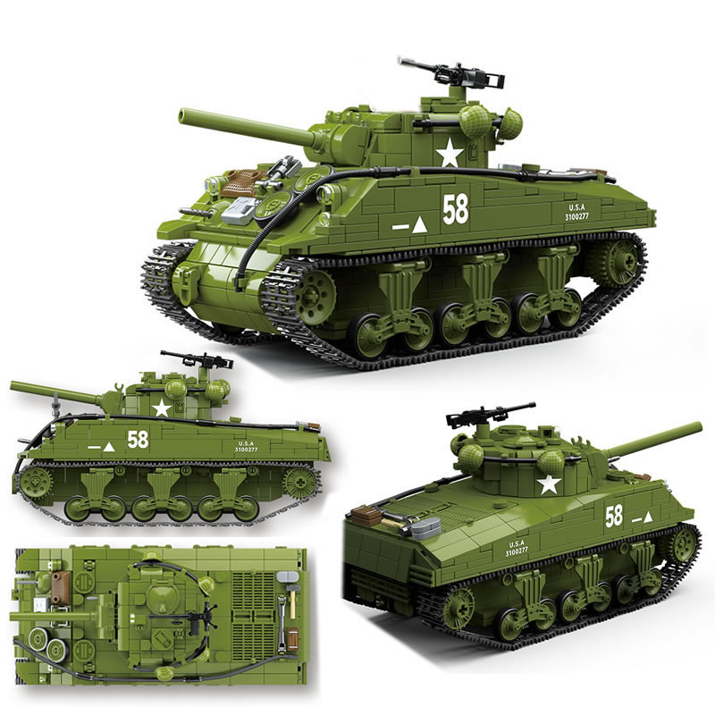 Nuova Seconda Guerra Mondiale  - Lego Compatible Military Tank recensione e prezzo