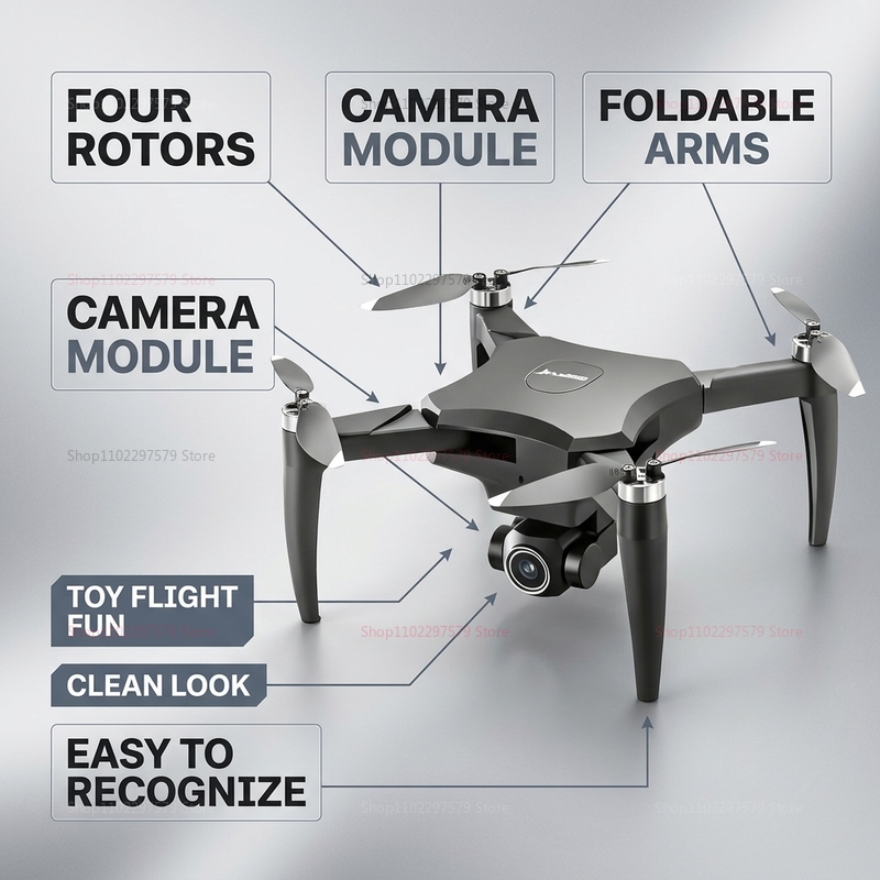 Mini Drone YL01 con Fotocamera - Fpv Brushless Rc Drone 4K recensione e prezzo