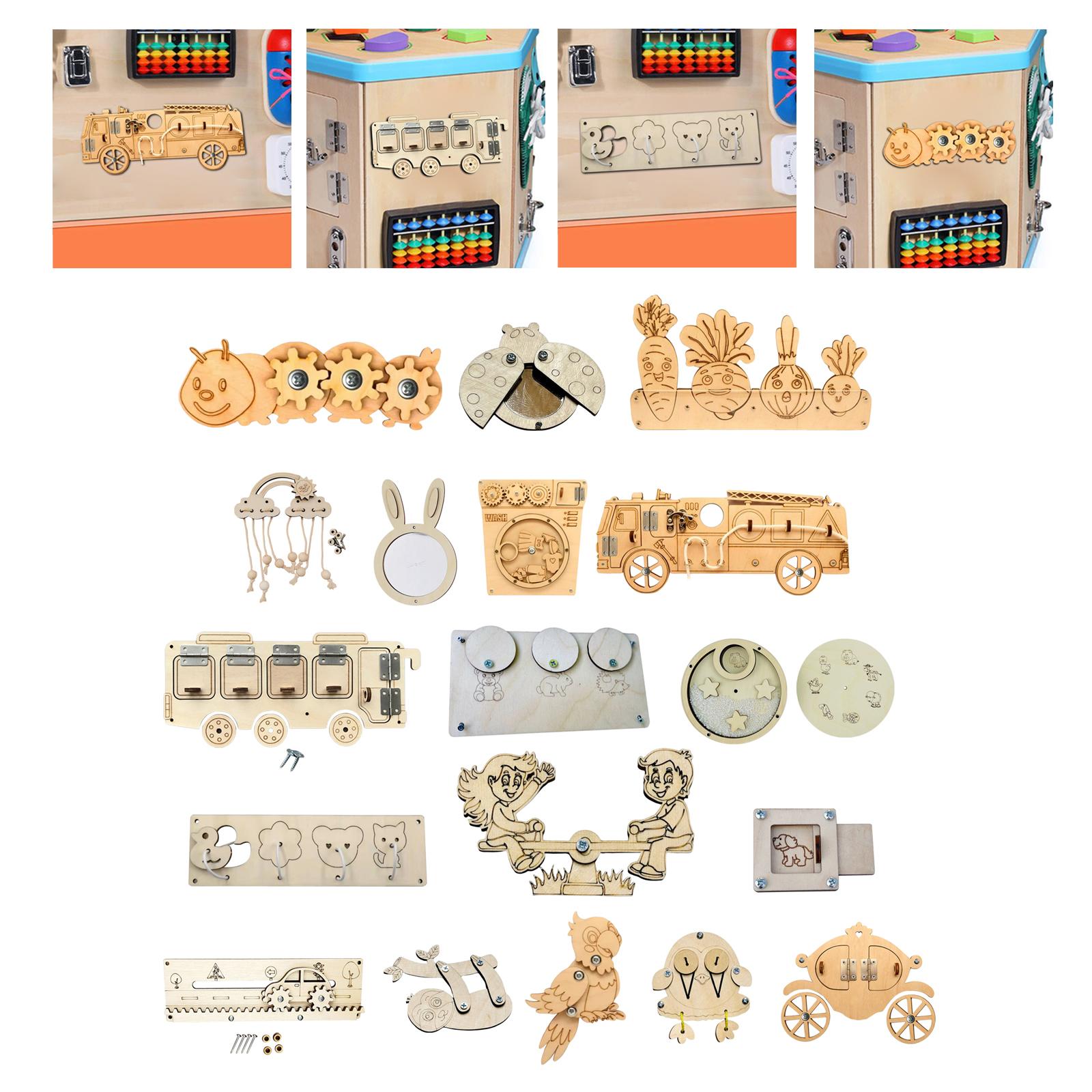 Componenti per Busy Board in L - Montessori Wooden Busy Board Toddler recensione e prezzo