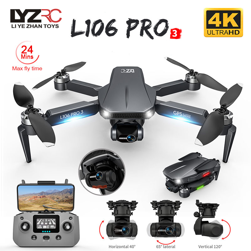 L106 Pro 3 Drone 5G WIFI FPV p - Fpv Brushless Rc Drone 4K recensione e prezzo