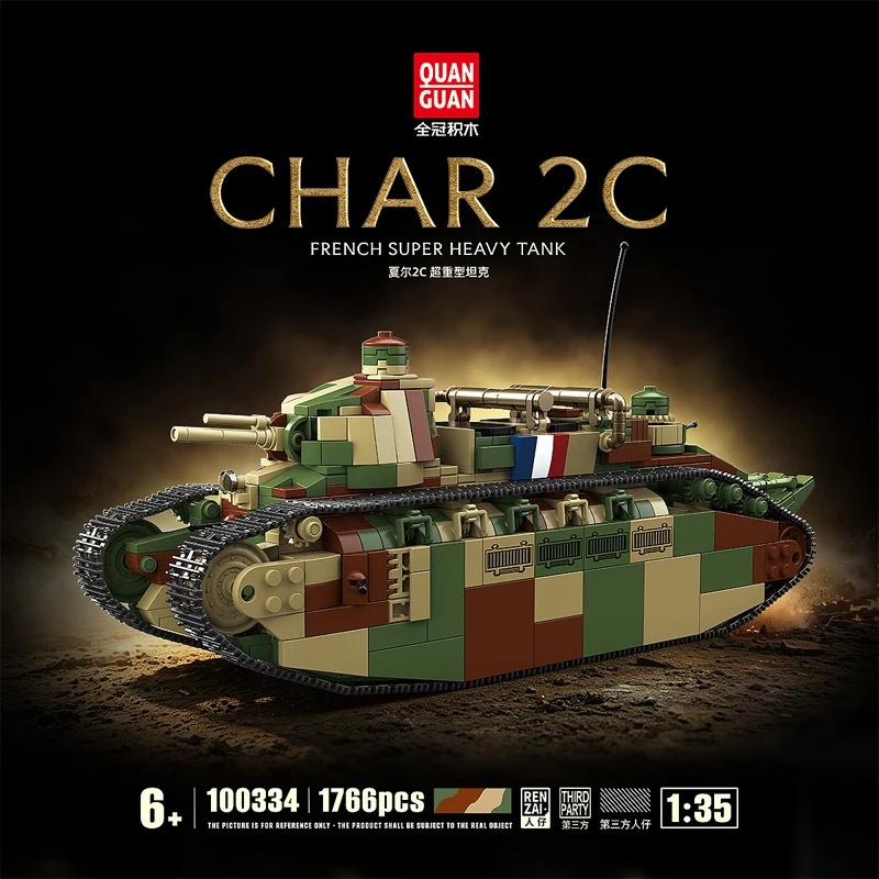 Carro Armato Super Pesante Fra - Lego Compatible Military Tank recensione e prezzo