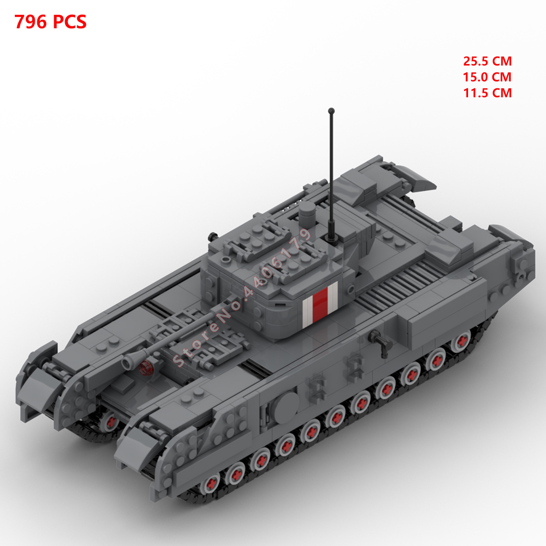 Hot military WWII regno unito  - Lego Compatible Military Tank recensione e prezzo