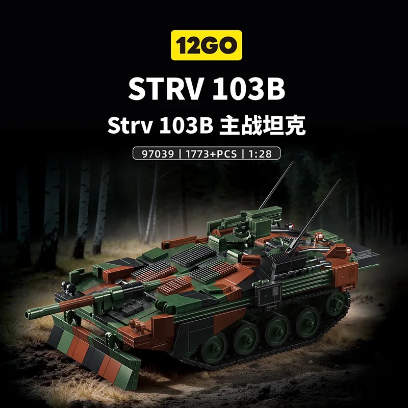 Carro Armato Militare Svedese  - Lego Compatible Military Tank recensione e prezzo