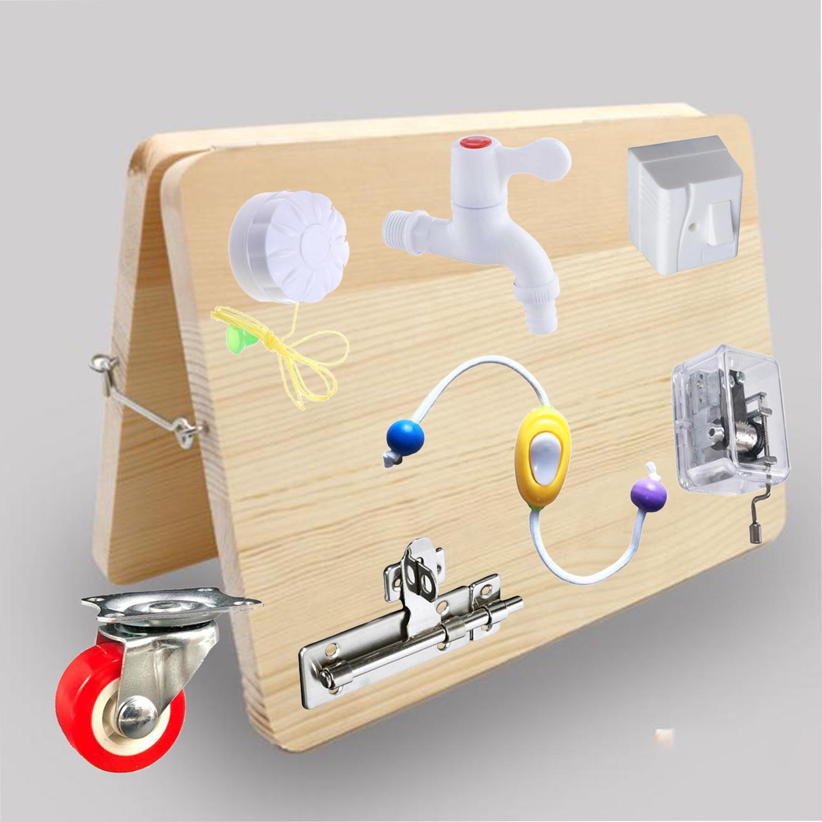 Tavola Sensoriale Montessori,  - Montessori Wooden Busy Board Toddler recensione e prezzo